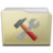beige folder utilities Icon